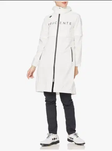 DESCENTE 골프 트렌치코트 화이트