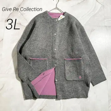 M18080 미사용 기블리 컬렉션 배색 2겹 따뜻한 코디건