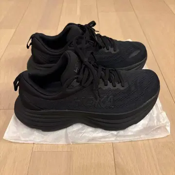 HOKA BONDI 8 WIDE 블랙 25.5cm