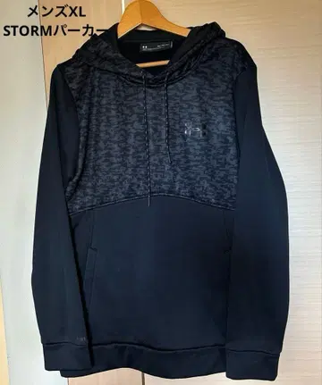 언더아머 남성용 XL STORM 발수 속기모 플리스 후드티