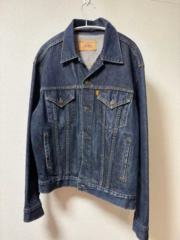 Levi's 다크 블루 데님 자켓