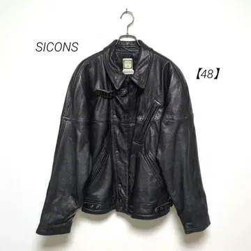 SICONS 시콘즈 [ 48 ] 리얼 가죽 자켓 양가죽 더반 이탈리아제
