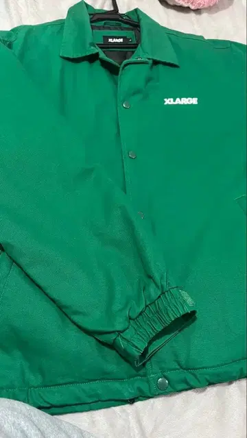 XLARGE 그린 나일론 자켓