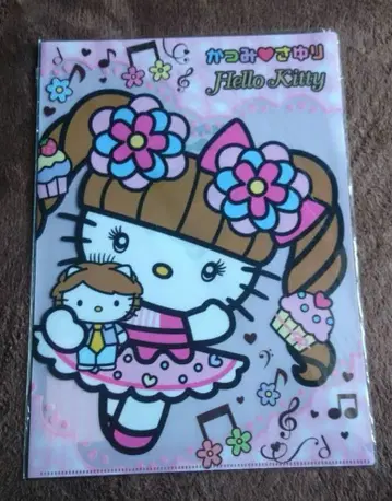 헬로키티 클리어 파일 A4 산리오 일본제 키티