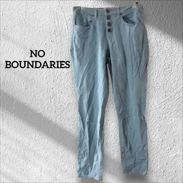 1점 한정 NO BOUNDARIES 라이트 블루 데님 팬츠 하의