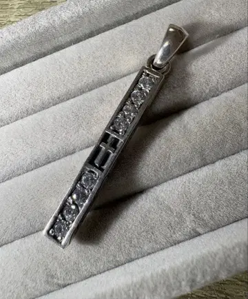 실버 925 크로스 상자형 탑만