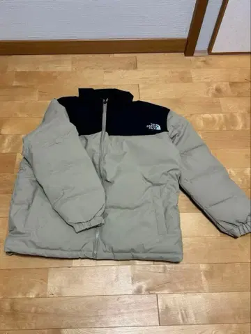 THE DARTH FACE 다운 자켓 베이지/블랙