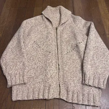 90s? 80s? 카우친 가디건 니트 vintage