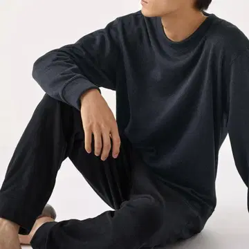 유니클로 니트 플리스 세트 S 룸웨어 파자마