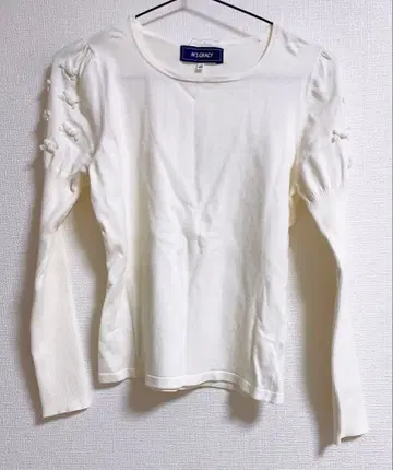 엠즈 그레이시 리본 상의 화이트