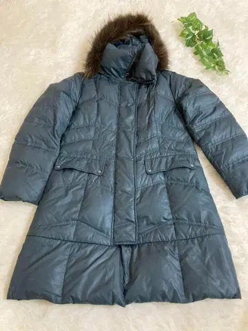 GRADE 도쿄 스타일 롱 다운 자켓 퍼 포함 11호 벨트 없음