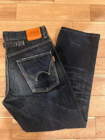 EDWIN 에드윈 505Z 셀비지 신치 벨트 일본제 W30