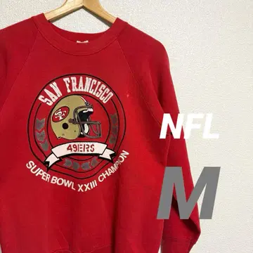 [ M 상당 ] 구제 맨투맨 NFL 트레이닝복 90s 빈티지 레드