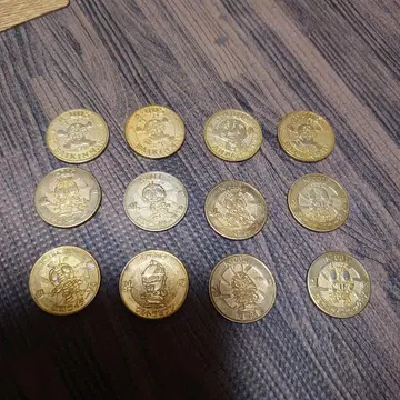 BANPRESTO 코인 메달 12개 레트로