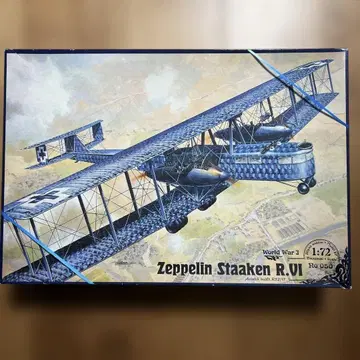 미조립 프라모델 RODEN제 체펠린 Staaken R.VI 1/72