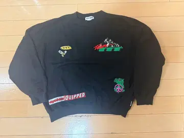 TTT MSW 블랙 맨투맨 M 사이즈