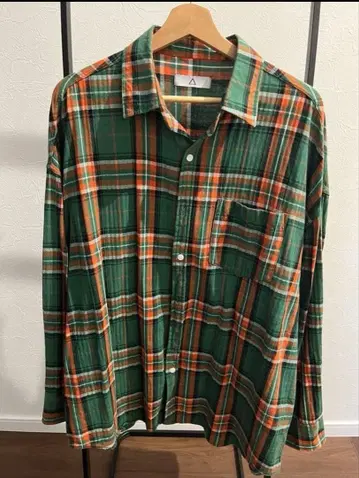 ASCLO 긴팔 체크 셔츠 한국 패션