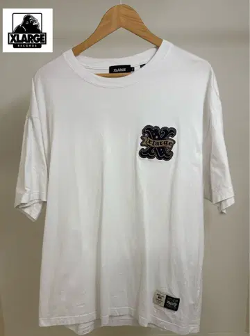 XLARGE 화이트 T셔츠 XL 사이즈 와펜 고릴라