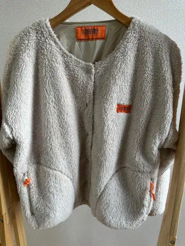 UNIVERSAL OVERALL 보아 자켓 크림색