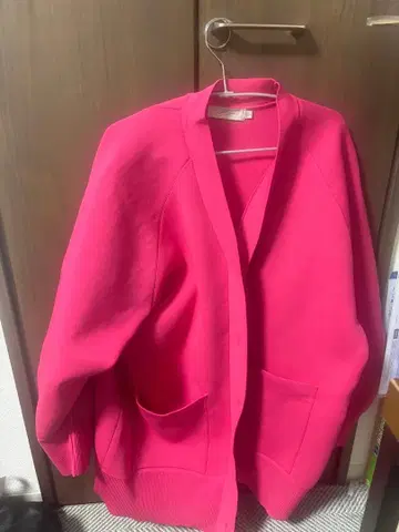 MOUSSY M_ 핑크 긴팔 가디건 F 사이즈