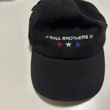 3 JSB 라이브 캡 블랙 별 자수 여성용 남성용