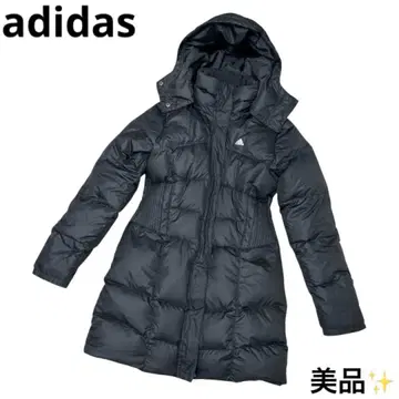새상품급 아디다스 adidas 워셔블 다운 코트 벤치 코트 A라인 블랙