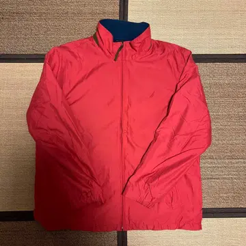 NAUTICA 레드 빨간색 점퍼 블루종 아우터 L 구제 의류