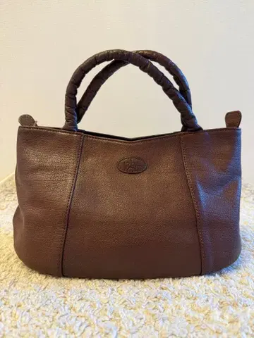 새상품급 Ibiza 브라운 천연 가죽 핸드백