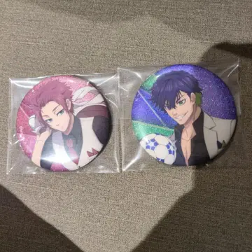 블루 록 AGF 수트 모델 사에&아이쿠 캔뱃지 세트