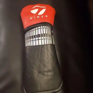 한정판 테일러메이드 GINZA 드라이버용 골프헤드커버 빨검