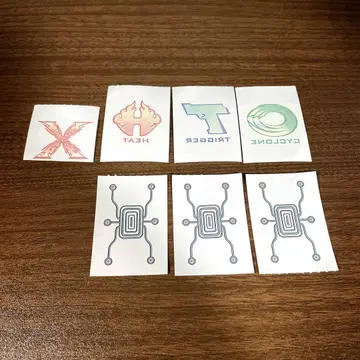 가면라이더 더블 도펀트 생체 커넥터 & 가이아 메모리 마크 물 씰