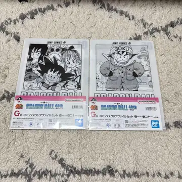 미개봉 새상품 드래곤볼 40주년 제일복권 G상 클리어 파일