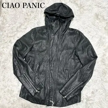 차오패닉 천연 가죽 가죽 자켓 피그스킨 돈피 블랙 L 사이즈