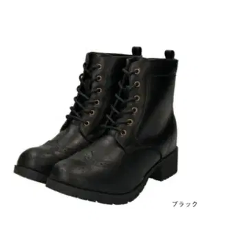 블랙 사이드 지퍼 부츠
