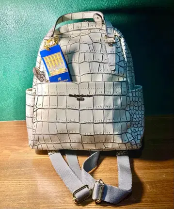 modaprincipe 2WAY 악어 엠보싱 화이트