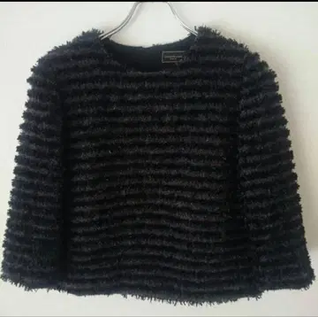 Deuxieme Classe 보더 트위드 니트