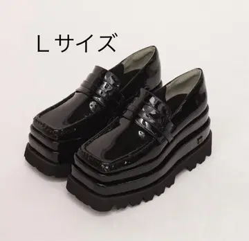 다리치 에나멜 플랫폼 로퍼 L 사이즈