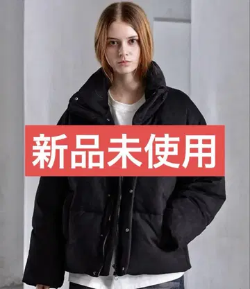 clel 볼륨 하이넥 숏 패딩 자켓 다운 L