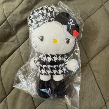 산리오 헬로키티 마스코트 홀더 흑백 걸리시 쌍둥이 코디 새상품