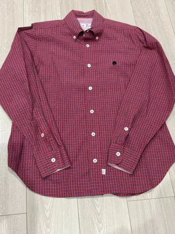 leftfield 버튼 다운 체크 셔츠 사이즈 M