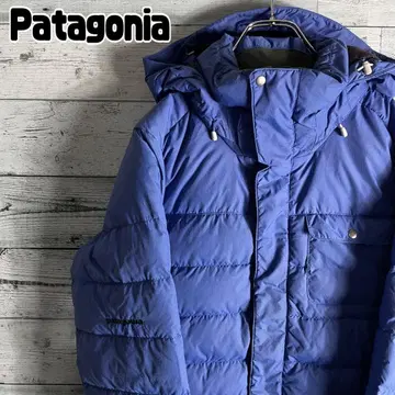 파타고니아 다운 자켓 후드 탈부착 가능 자수 로고 여성용 S
