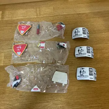 CHUMS 피규어 컬렉션 피크닉 가챠 3종 세트