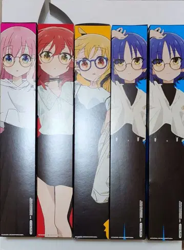 봇치 더 록 제일복권 포스터 5개 세트