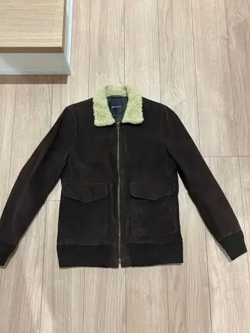 스웨이드 가죽 자켓