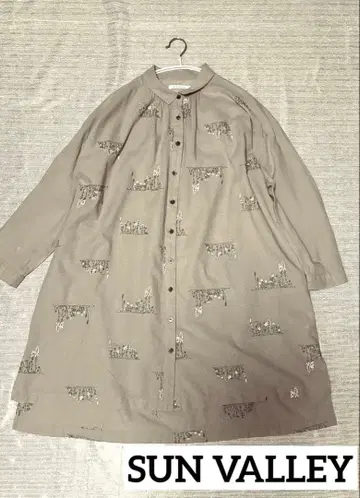 선밸리 SUN VALLEY 자수 원피스 튜닉