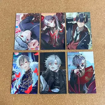 니지산지 쿠츠하 랜덤 사진풍 카드 6종 세트