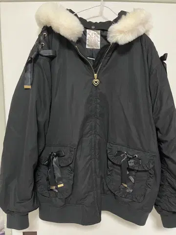 secret honey 숏 기장 레이스업 블루종 아우터 블루종