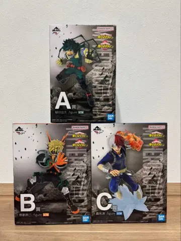 나의 히어로 아카데미아 제일복권 피규어 3체 세트