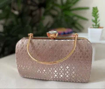 [ 새상품 ] 로즈 골드*엘레강트 파티 백