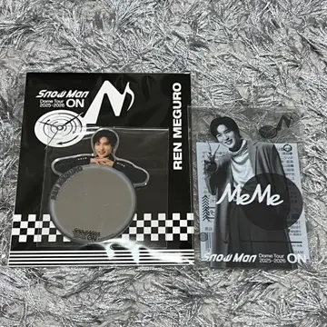 Snow Man 메구로 렌 거울 스티커 클리어 스티커